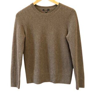 Quince Brown Cashmere Sweater XS Quiet Luxury Minimalist Neutralcore Style
